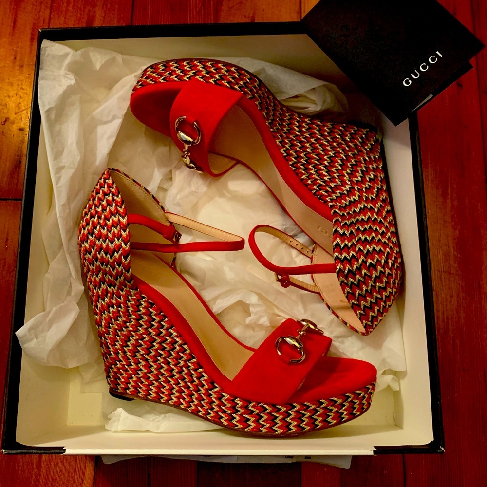 Gucci wedges